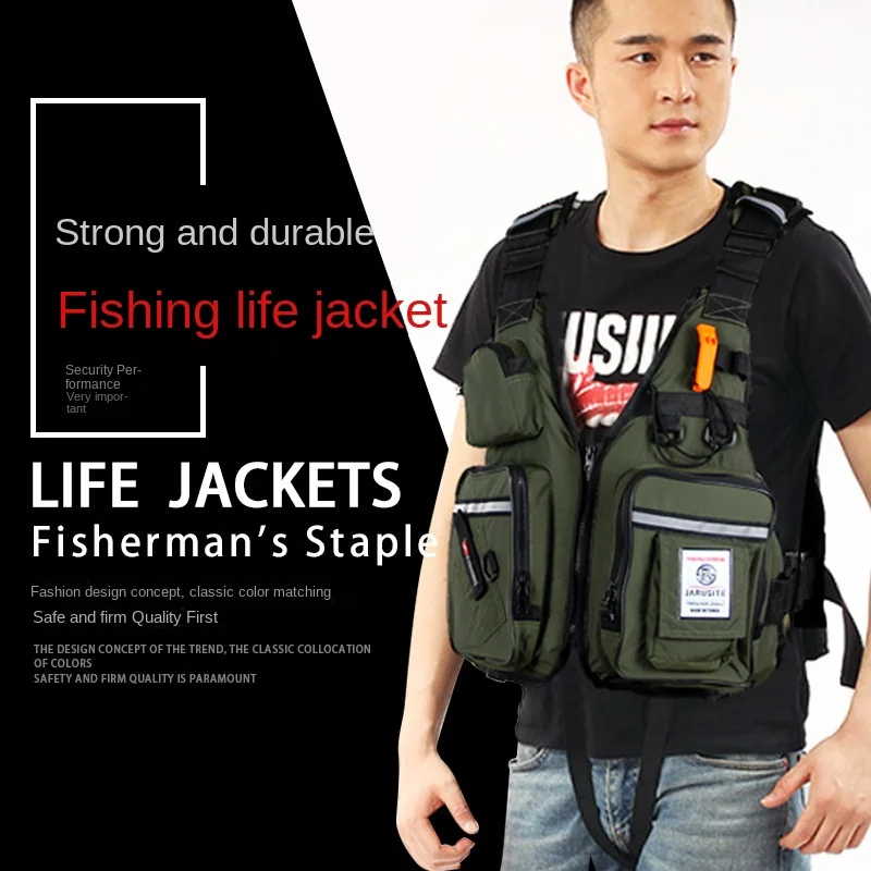 Fishing Marine Life Jacket  Sea Fishing Wading Vest   Sports Fishing Vest