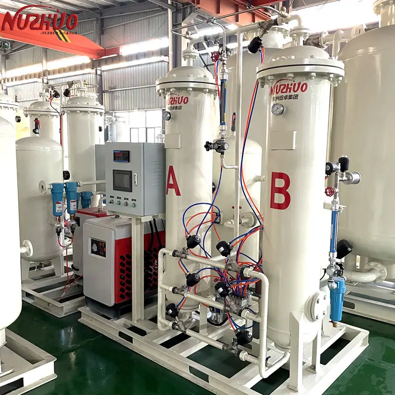 NUZHUO Supply and Installation of PSA Oxygen Generating System Medical O2 Generation Plant