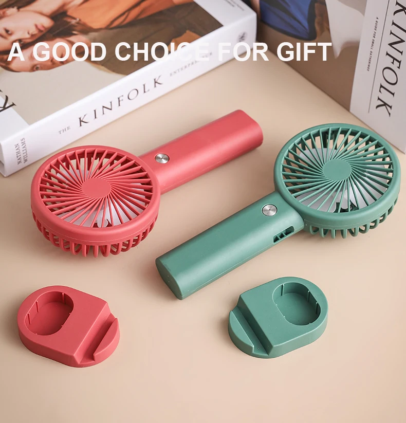 Summer cooling desktop chargeable standing fan battery charging USB portable electric handheld mini fans