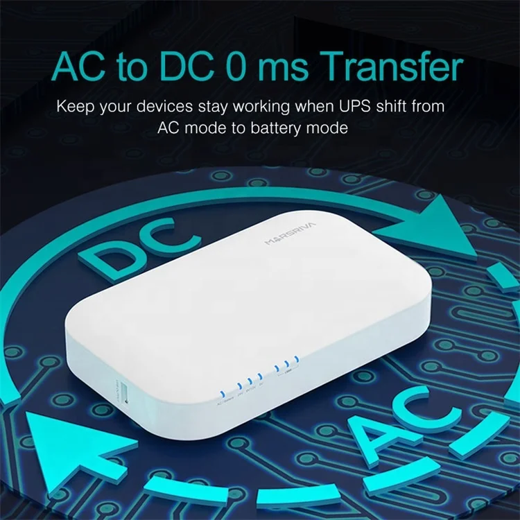 Wifi Router Portable Uninterrupted Power Supply Lithium Battery 12V 24V Mini DC UPS