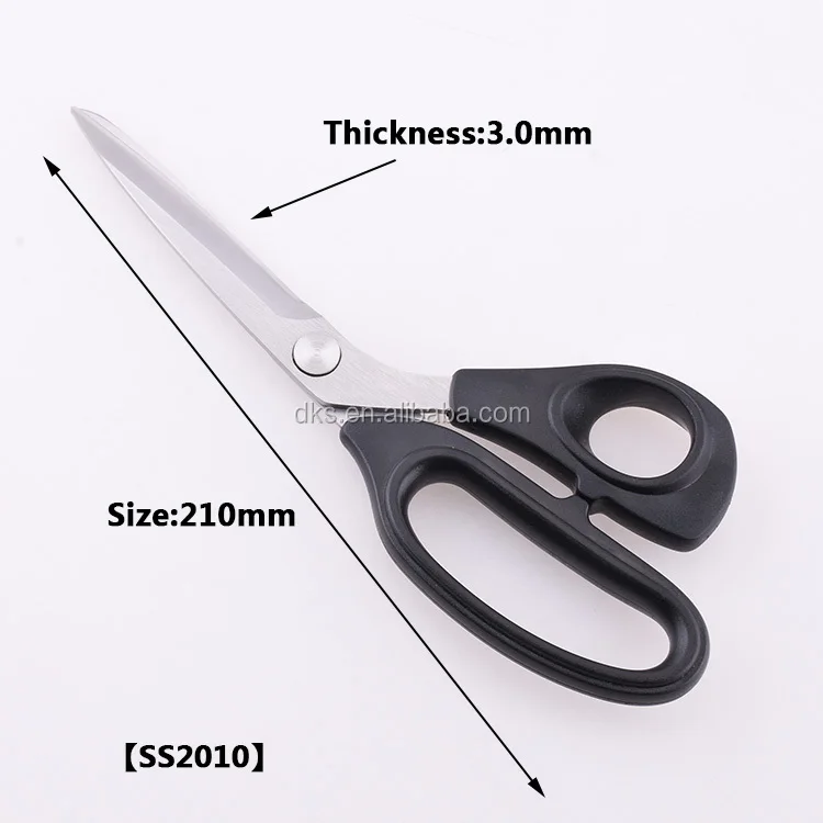Professional Simple Design Tailor Sewing Scissors Dressmaker Fabric ABS Handle Stainless Steel Sharp Tailor Scissors