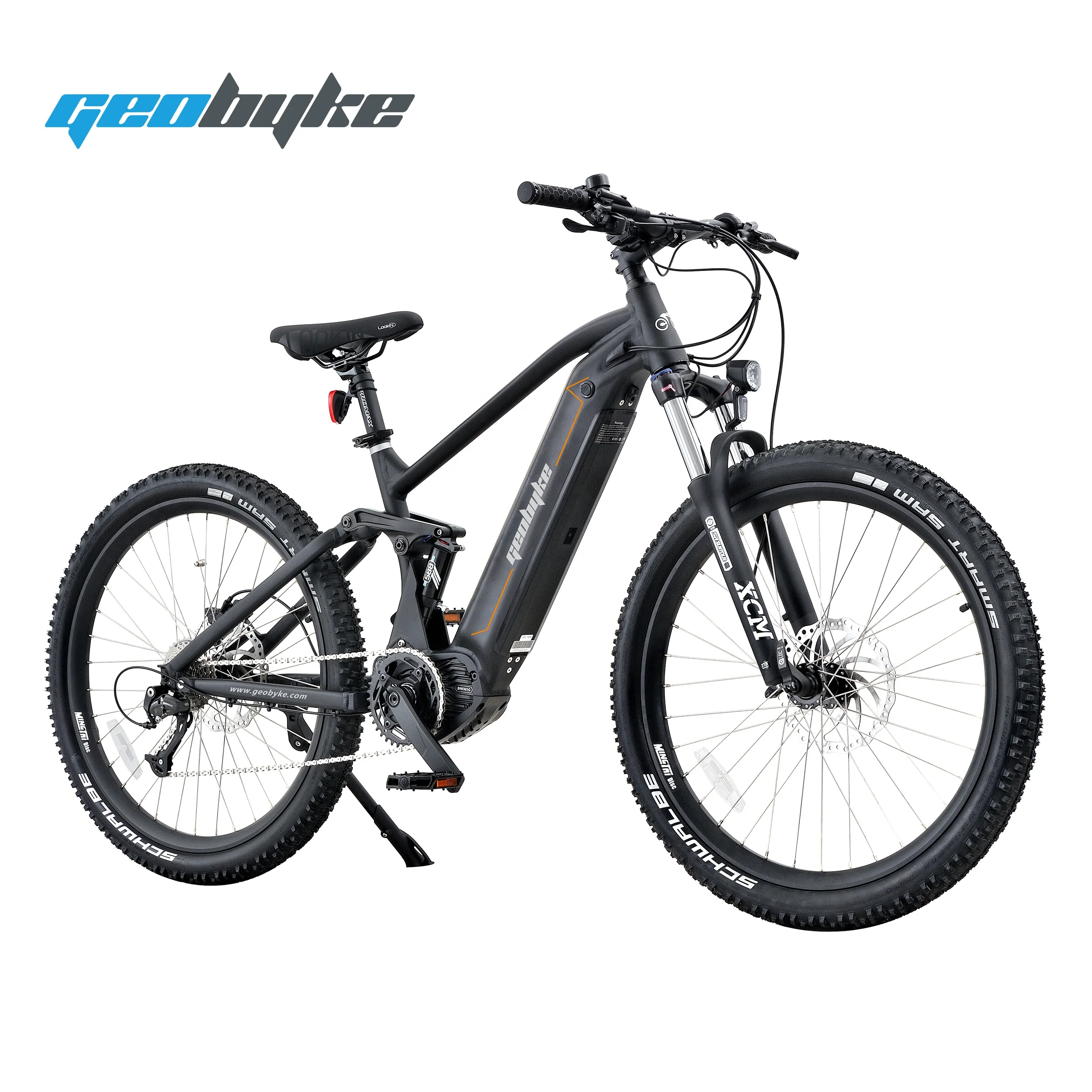 Full Suspension Electric Mountain Bike With Hidden Battery 48v14.5a Mid Drive Electric Mountain Bike