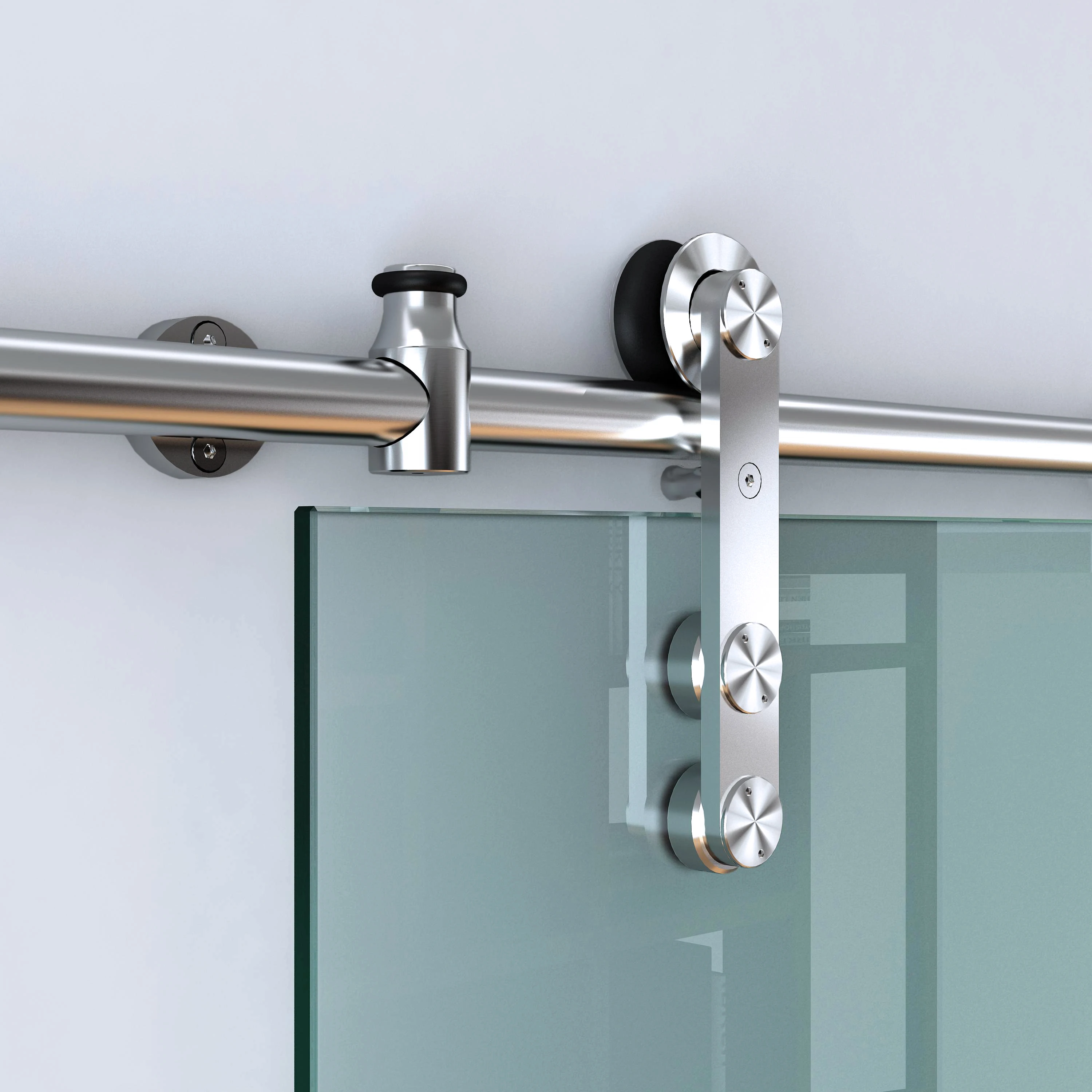 YMXT-YG49 Wall mounted stainless steel sliding barn door hardware