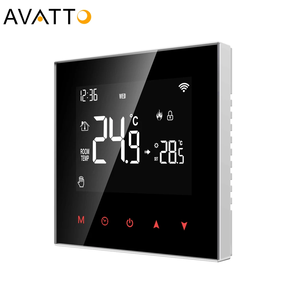 Термостат Avatto с сенсорным экраном, 95 ~ 220 В