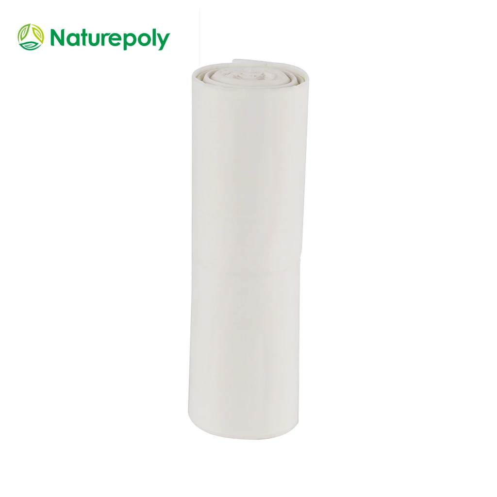 Eco-friendly Wholesale Compostable Biodegradable Plastic PLA Fruit Packaging  gusset Bag Shopping side guset bag on Roll