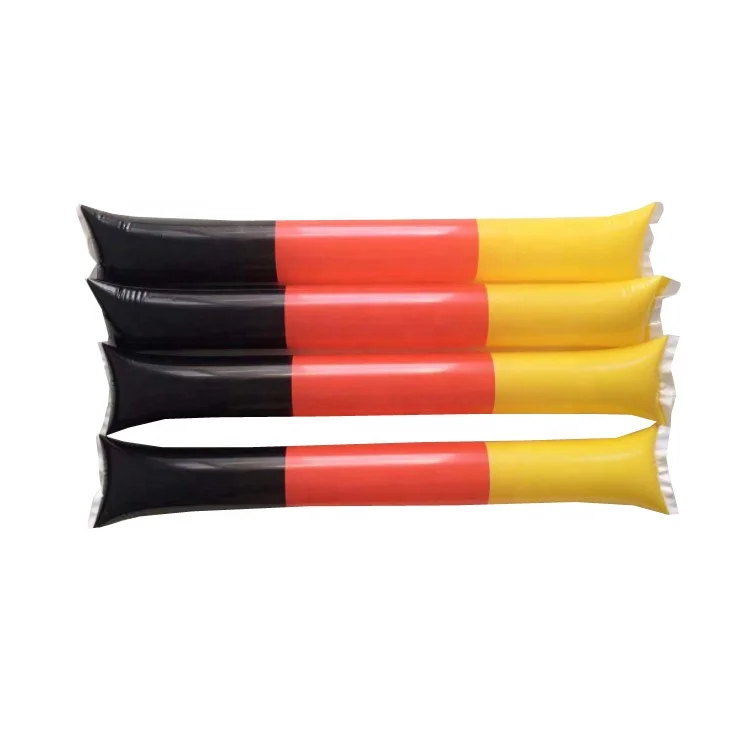 
China factory custom logo and thickness cheering thunder inflatable clap stick balloon 