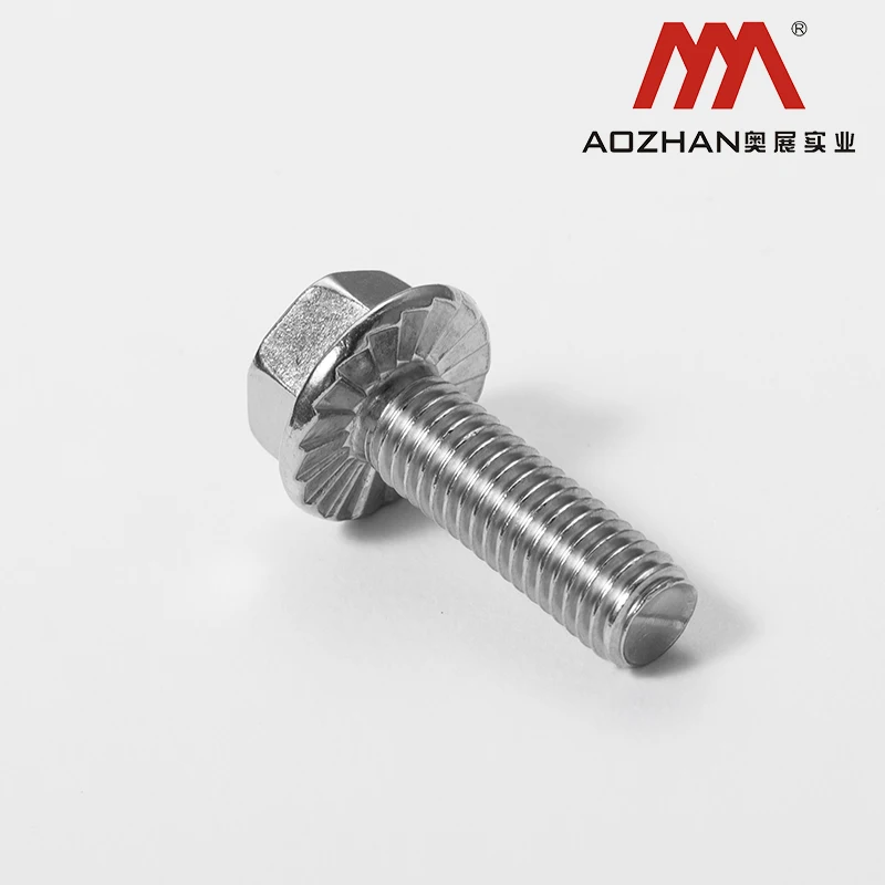 High quality screw factory DIN933 304/316 stainless steel Chinese factory GB5783 304 full thread  hex bolt