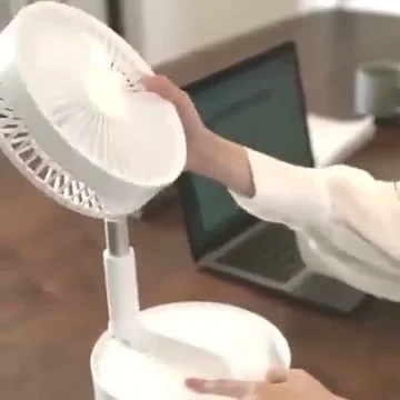 Portable Fan Floor Desktop Usb Wireless Outdoor Telescopic Fold Storage Charging Fan Desktop Fan new 2022 technology