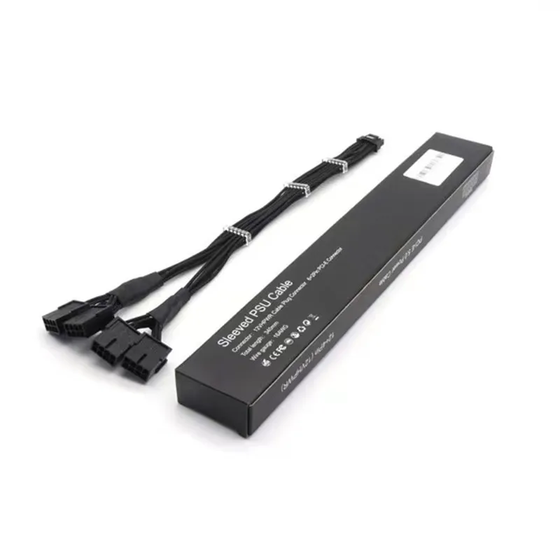 12 + 4Pin 16P на Pci-E 4 шт. 8Pin GPU видеокарта 16AWG PCIE 5 0 кабель RTX4090Ti адаптер питания