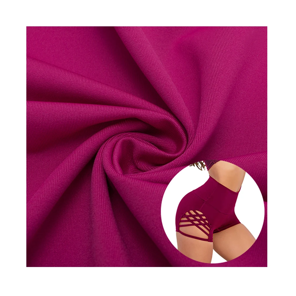 
 Полиэфирная ткань спандекс оптовая продажа устойчивых повседневных платьев по низкой цене имитация хлопка трикотажная эластичная ткань  