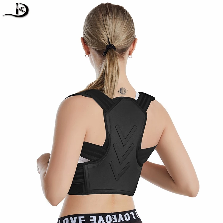 
2021 New Design Upper Back Fix Brace Posture Warm Back Support Belt For Woman Back Pain Brace 