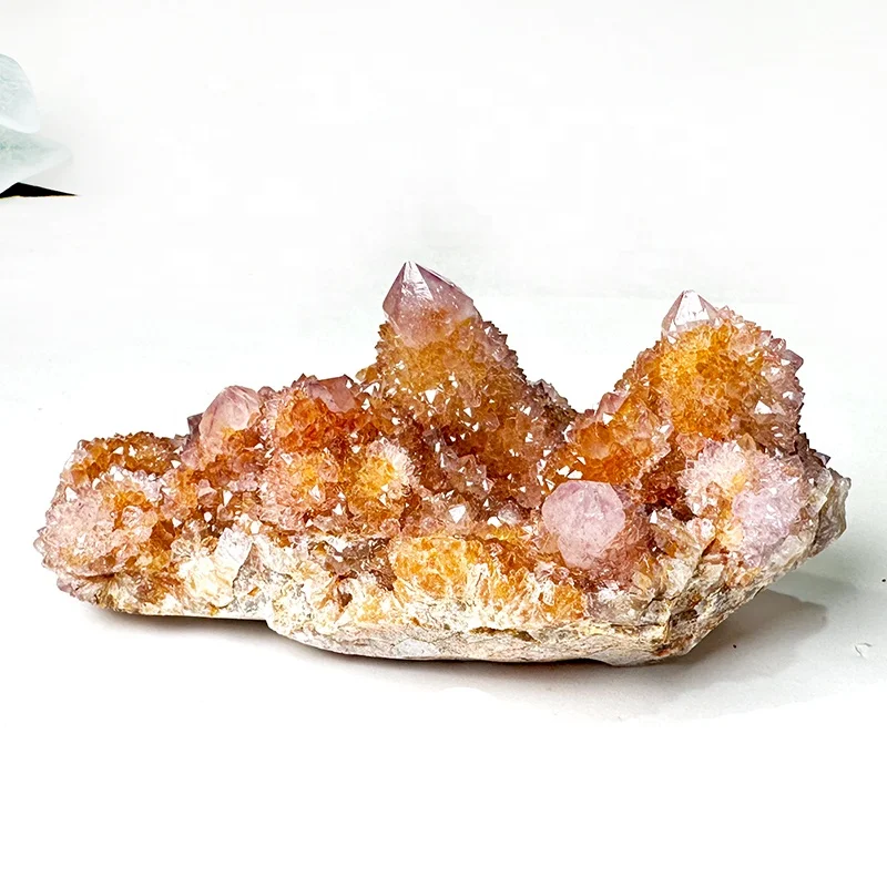 Wholesale High Quality Sparkly Natural Angel Aura Spirite Quartz Crystal Geode Cluster