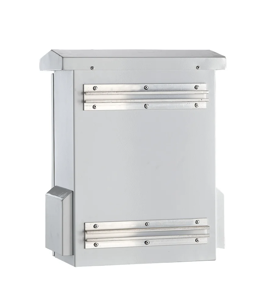 Weatherproof electrical cabinet pole mounted outdoor distribution box