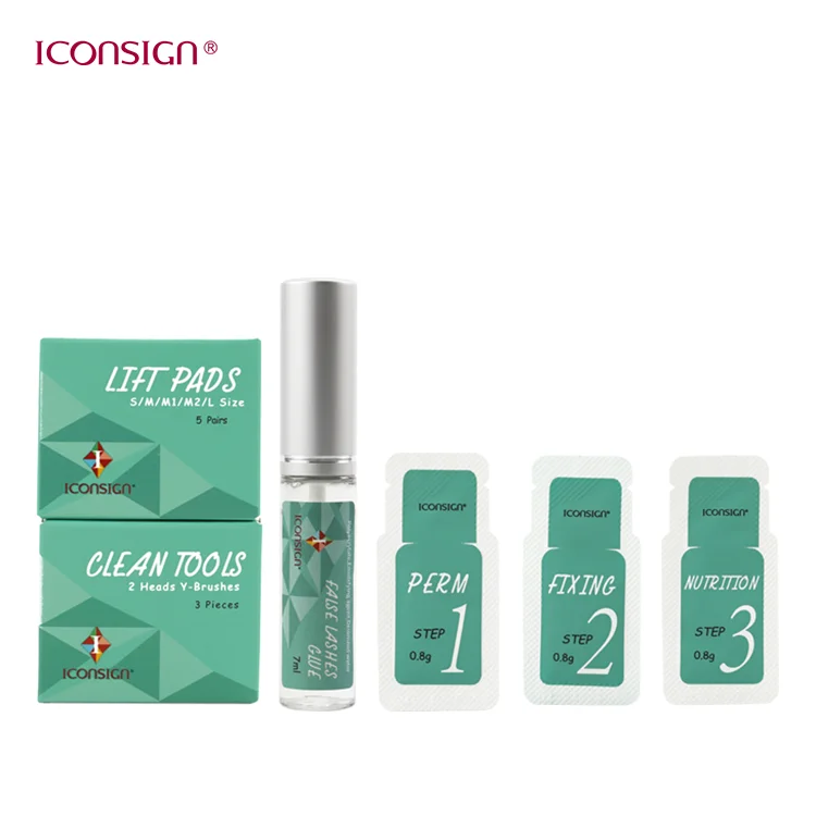  Новый набор для завивки ресниц Green ICONSIGN подтяжки