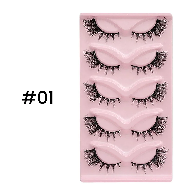 Private Label Russian Volume False Lashes Manufacturer Extensions Classic 3d Fake Mink Eye Lashes Hand Made Full Strip Eyelashes