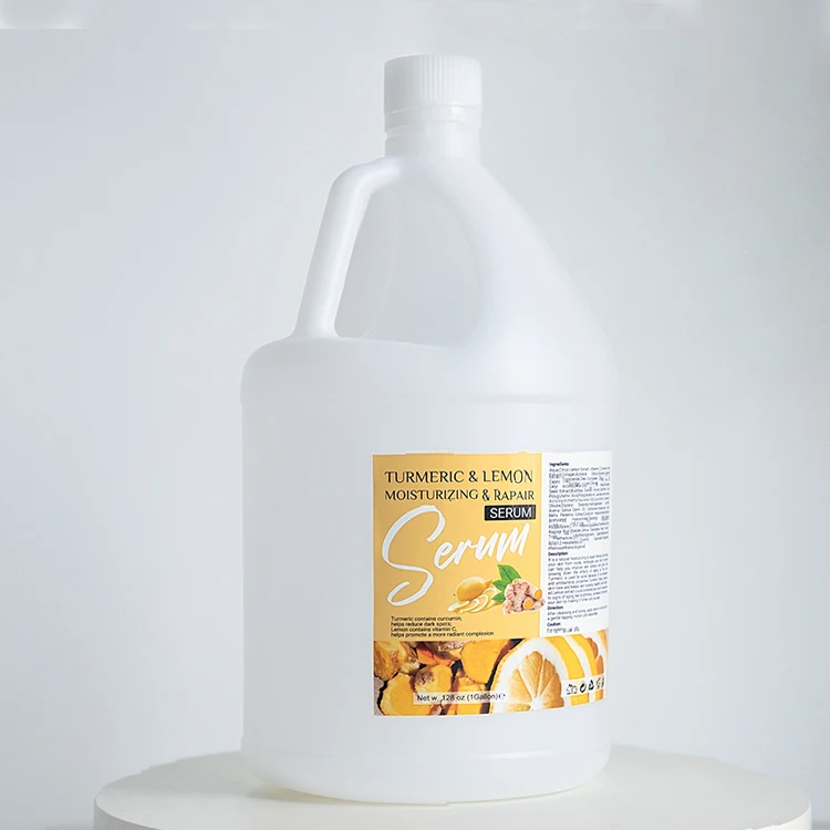 Gallon Size turmeric Lemon face Serum Whitening  Essence Aging Skin Dark skin  anti acne  Bleaching Moisturizing Whitening