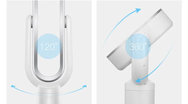 2024 Hot Sell China Factory Wholesale Silent Fast Speed Ocsilation Leafless Bladeless Fan Floor and Tower Fan Household Use