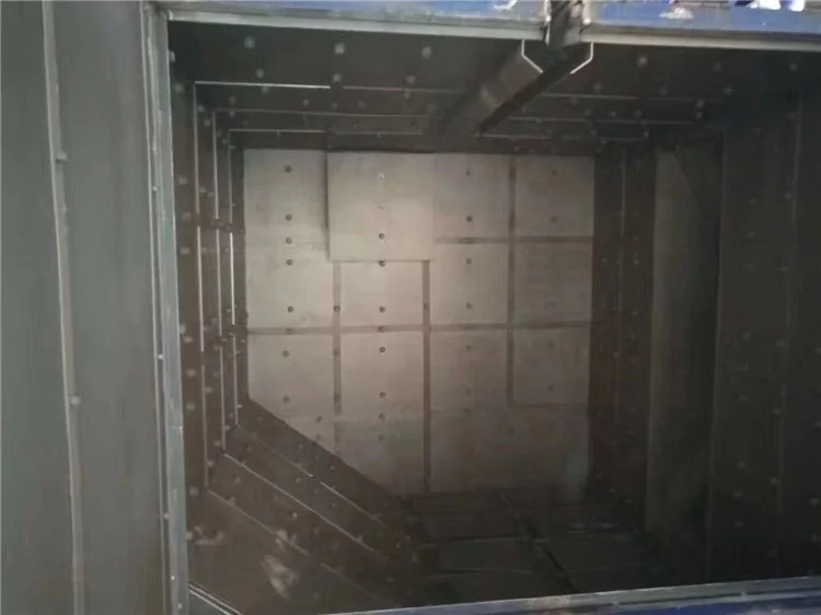 Hot sell Sand blast room sand blasting booth sandblasting equipment with Top electric hoist