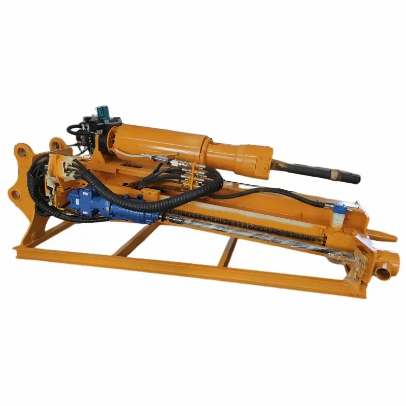 For stone breaking and demolition blasthole drill rig and splitter machine,multi-functional excavator-powered rock splitter
