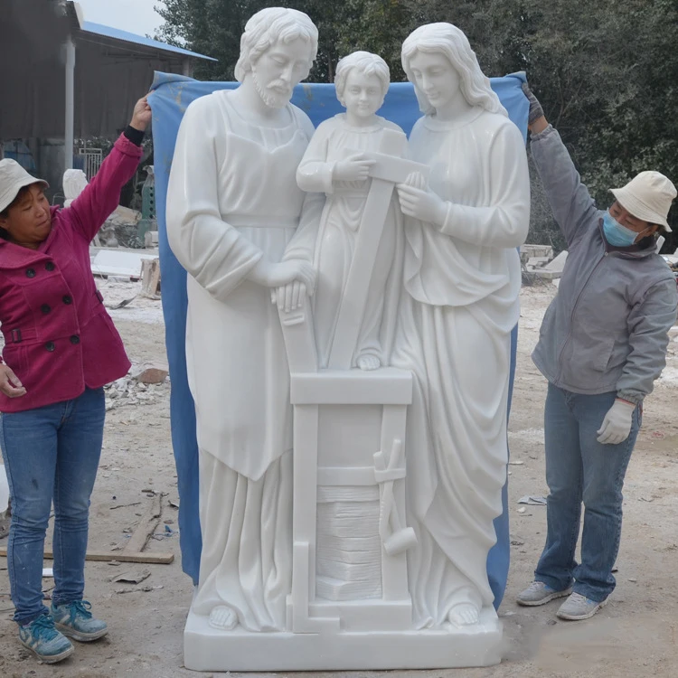 Wholesale Customized Hot Selling White Marble Statue Marble Figure Statue for Church Decoration
