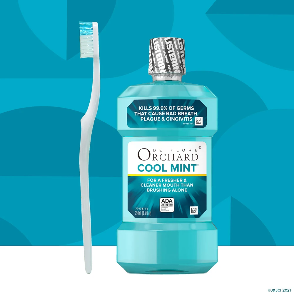 OEM Oral Care Product portable mouthwash 250ml Deep Cleansing Mint Antiseptic Mouthwash