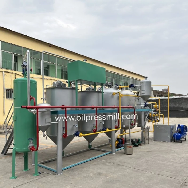 Small Scale Palm Nut Oil Refining Machinery Palm Kernel Oil Refinery Machine