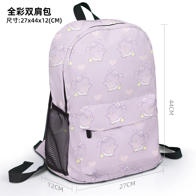 Fashion Kuromi Melody College student Teenagers Waterproof backpack Little penguin backpack