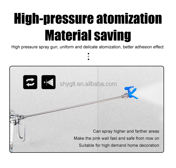 G41 220vac 2.5Liters high pressure painting machine portable airless electric sprayer piston pump vacuum paint spray machine