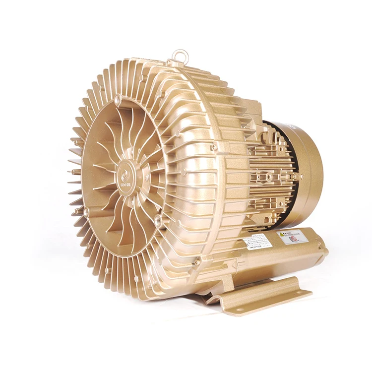Dual Usage High Capacity 3hp 3-Phase Single Impeller Regenerative Ring Blowers