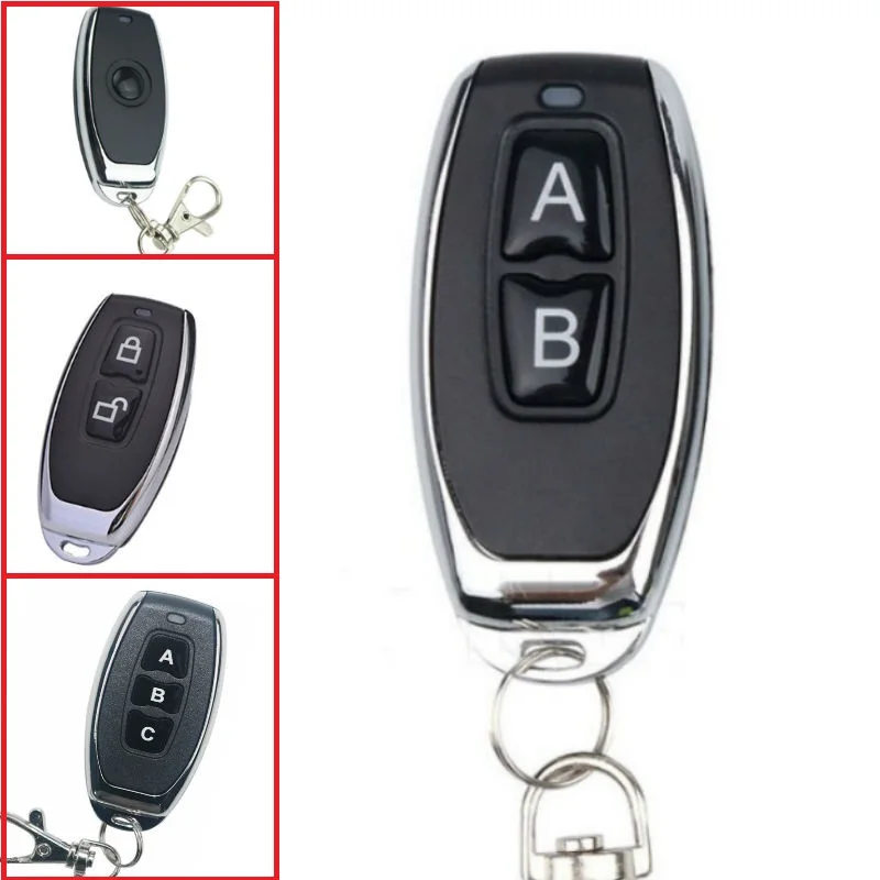 min size 433MHZ EV1527 learning code 2 button wireless remote control