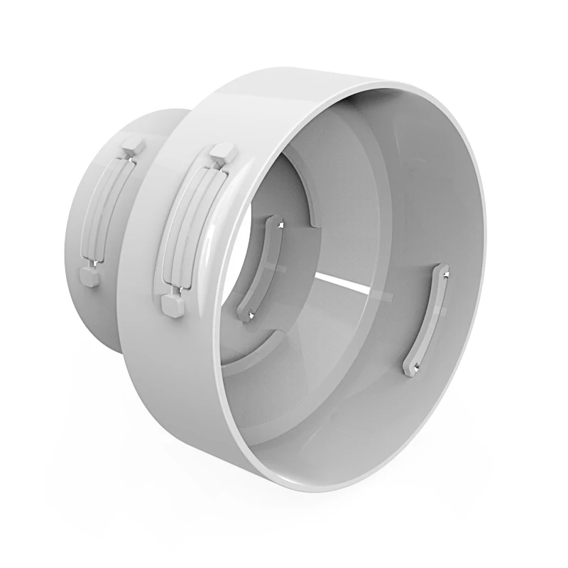 In Hvac Ventilation System Mia Adapter for Pe Pipe Air Supply Variable Diameter Fittings