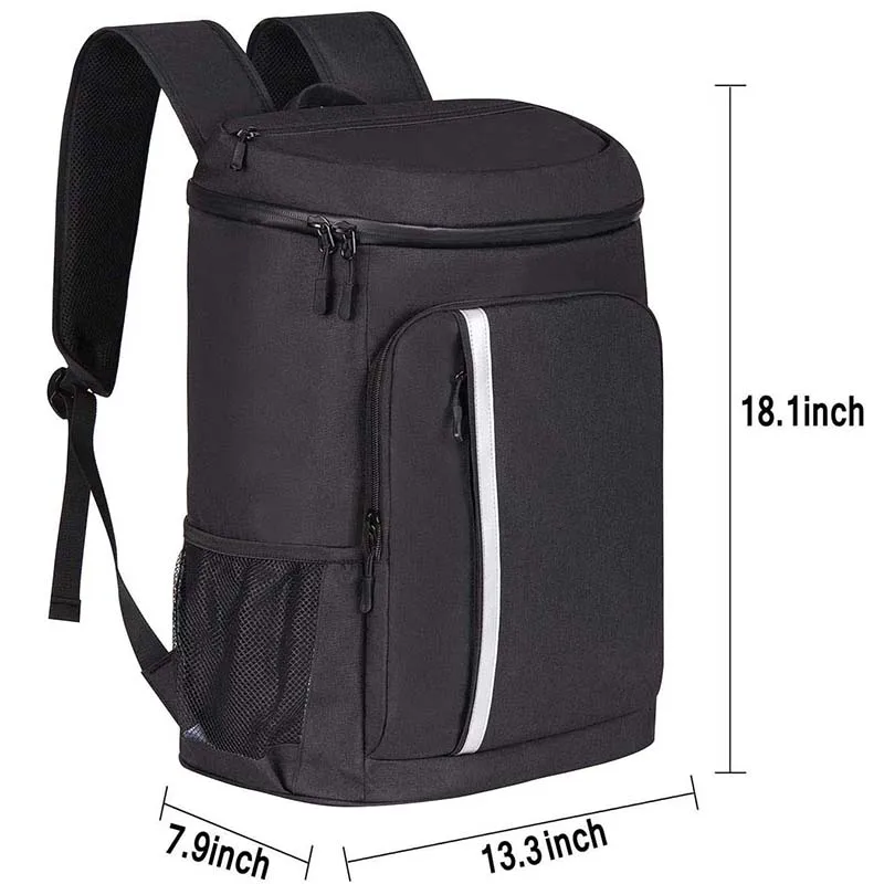 Hot Sale Cooler Bag Insulated Dual Compartment Lunch Bag With Soft Leakproof Liner And Reusable Aluminium Foil