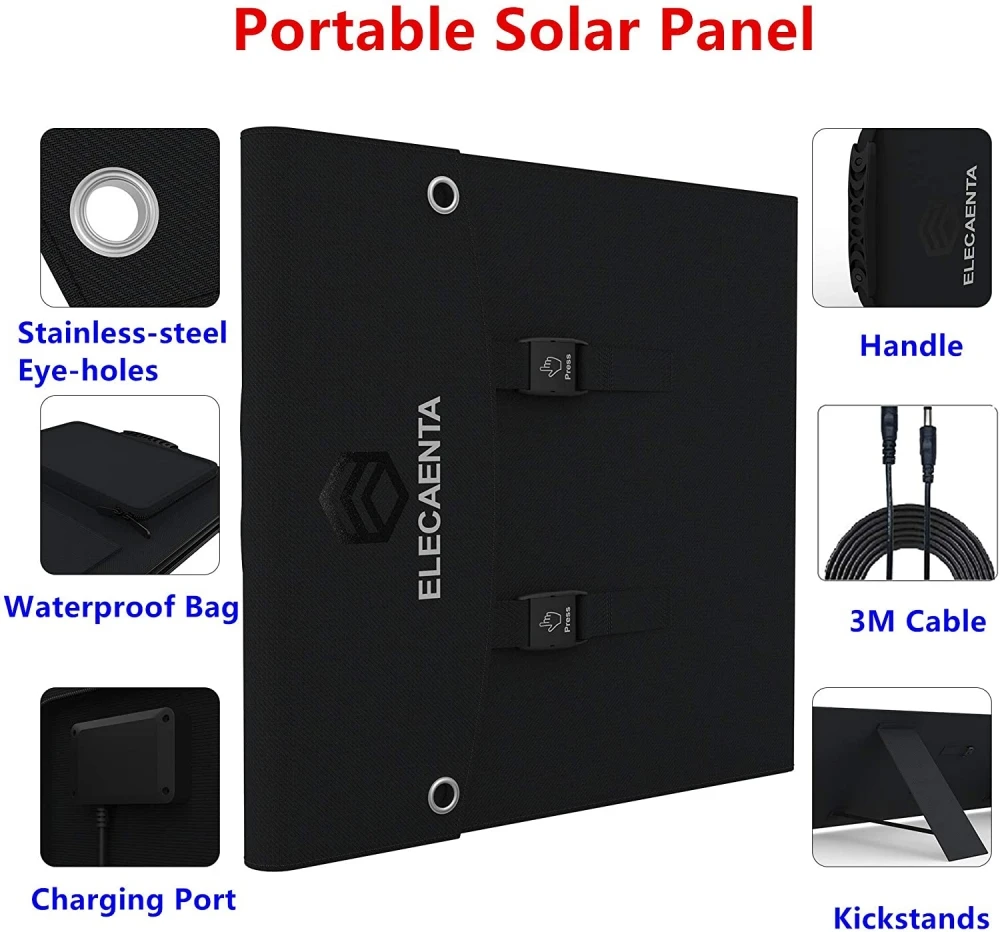Camping Power Station Battery charger Wholesale Portable  Foldable Solar Panel