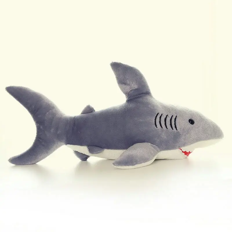 New Design Creative Shark Stuffed Animals Soft Toy Pillows Cute Bedroom Sofa Decorated Shark Plush Toy