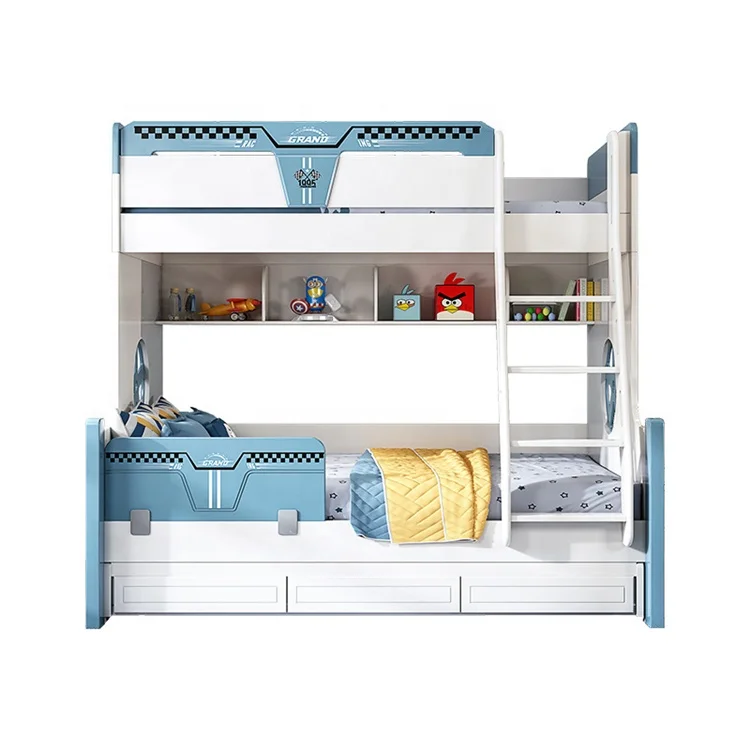 Wooden American Style  children bed modern pink princess  Bedroom Furniture  bed double Girls  kids bunk beds