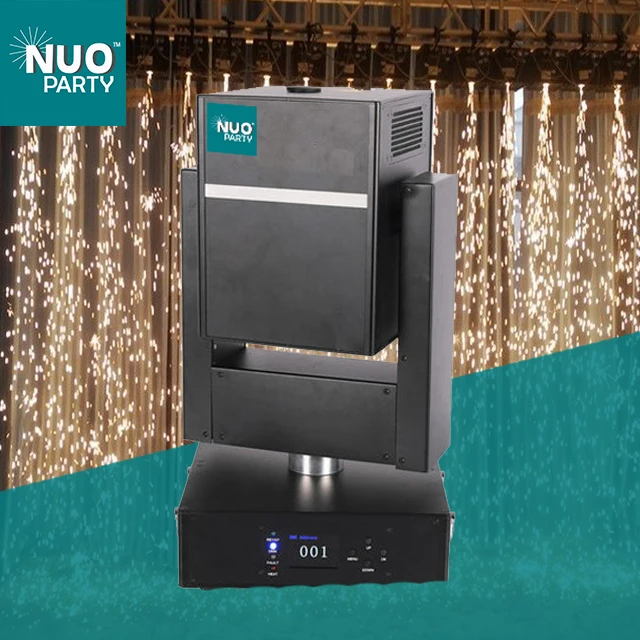 New products 750w indoor/outdoor move-head DMX cold spark fountain machine for wedding stage effects moving fireworks