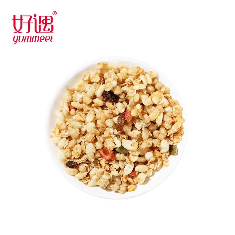 Здоровое приготовление хорошая вкусовая закуска индивидуальная упаковка с индивидуальной небольшой упаковкой запеченные хлопья хрустящие смешанные фрукты