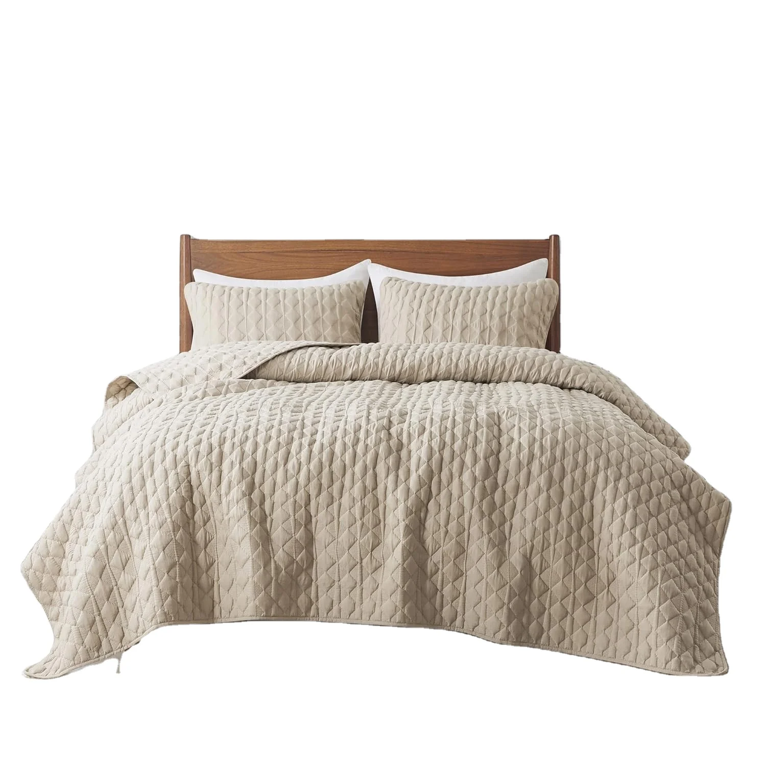 Lightweight Soft Quilt Queen Size bedspreads & Coverlets Bedding Sets with Pillow Shams For All Seasons