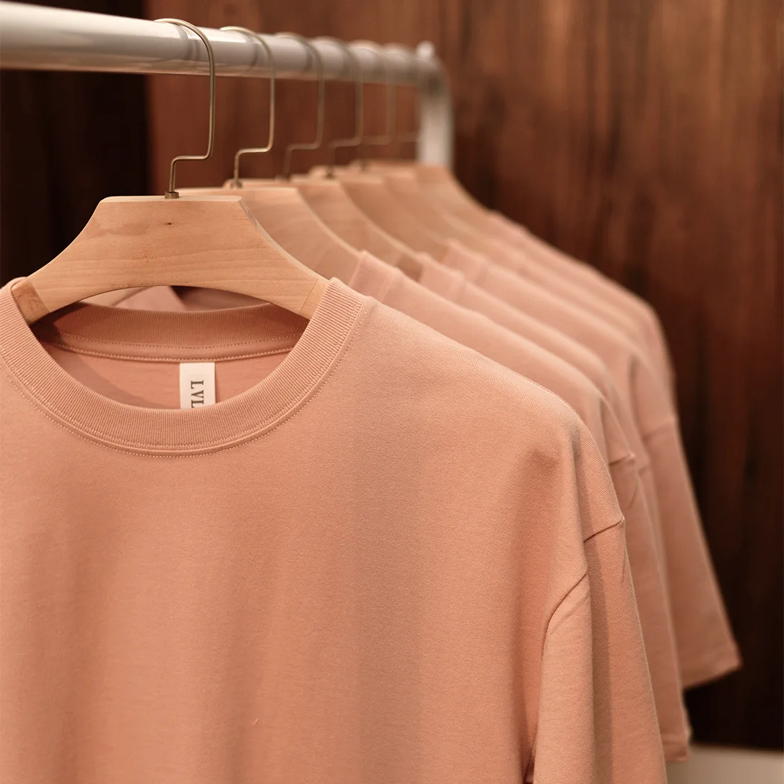 Новинка 2021, толстая футболка с круглым вырезом, свободная хлопковая однотонная трендовая уличная Мужская футболка