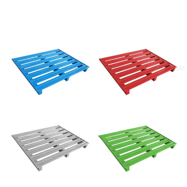 Поддон для хранения вилочного погрузчика, сверхпрочный поддон, металлический стальной поддон для склада