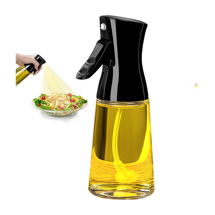 Food Grade Cooking Baking Roasting 180ml Olive Oil Glass Sprayer Bottle For Kitchen Olive Oil Spray Bottle Dispenser
