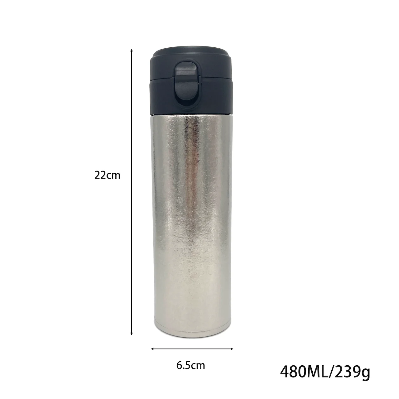 Titanium double wall insulated bottle 480ml pure titanium bottle super lightweight TI bottle mothers day gifts