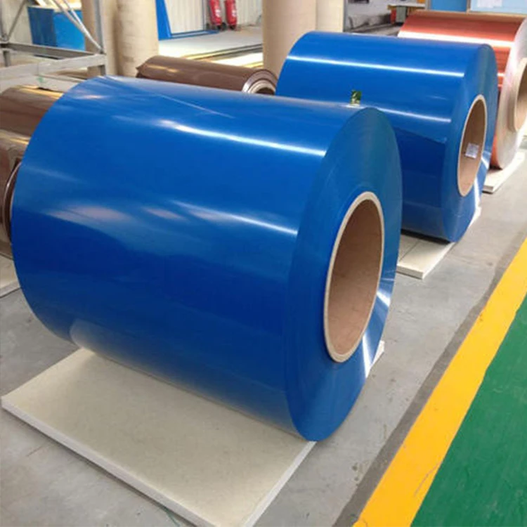 Hot sale PPGI PPGL metal sheet Color coated steel coil RAL 9003 RAL 9016 prepainted cold rolled steel Coils