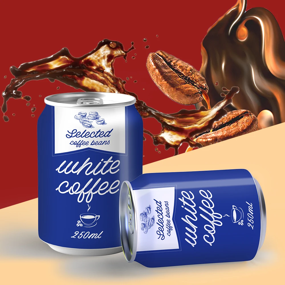 Wholesale Fast Delivery 250ml 330ml Energy Bitter Sweet Coffee Drinks Canned Latte Mocha Flavor Coffee Drink