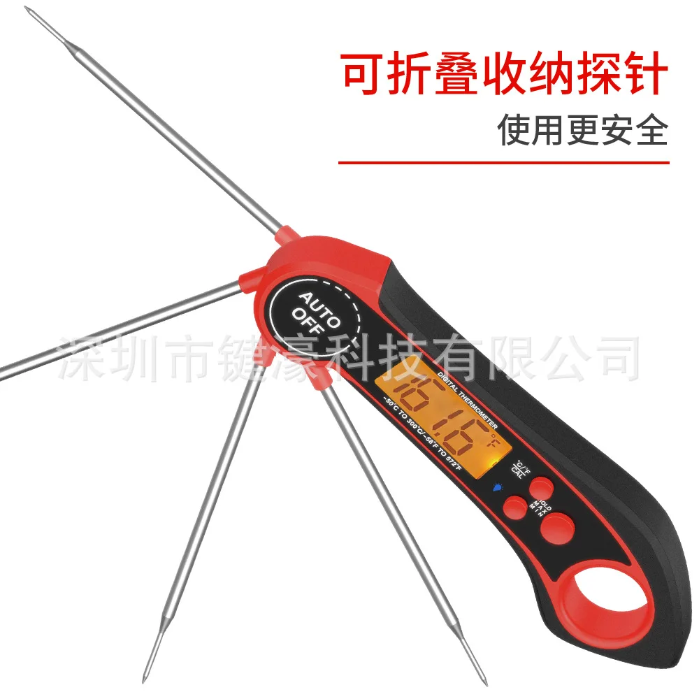 HTM75 Stainless steel probe Upgrade version waterproof thermometer Food Cooking Meat instant Thermometer with hanging hole