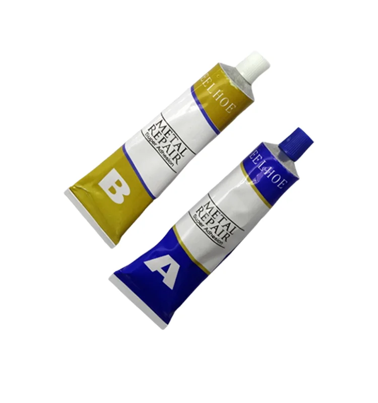 Quick Dry Ab Adhesive High Temperature Resistant Metal Welding  AB Metal Casting Repair Glue for Metal,Steel,Rubber,Plastic Iron