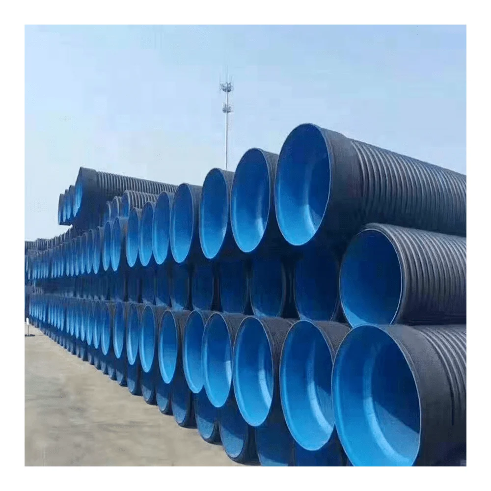 24 Inch 28 30 Inch 32 Inch 90 Lik 250Mm Pn16 Boru Aliniador De Tubera Hdpe Drain Screw Drainage Dredg Corrugated Hdpe Pipe