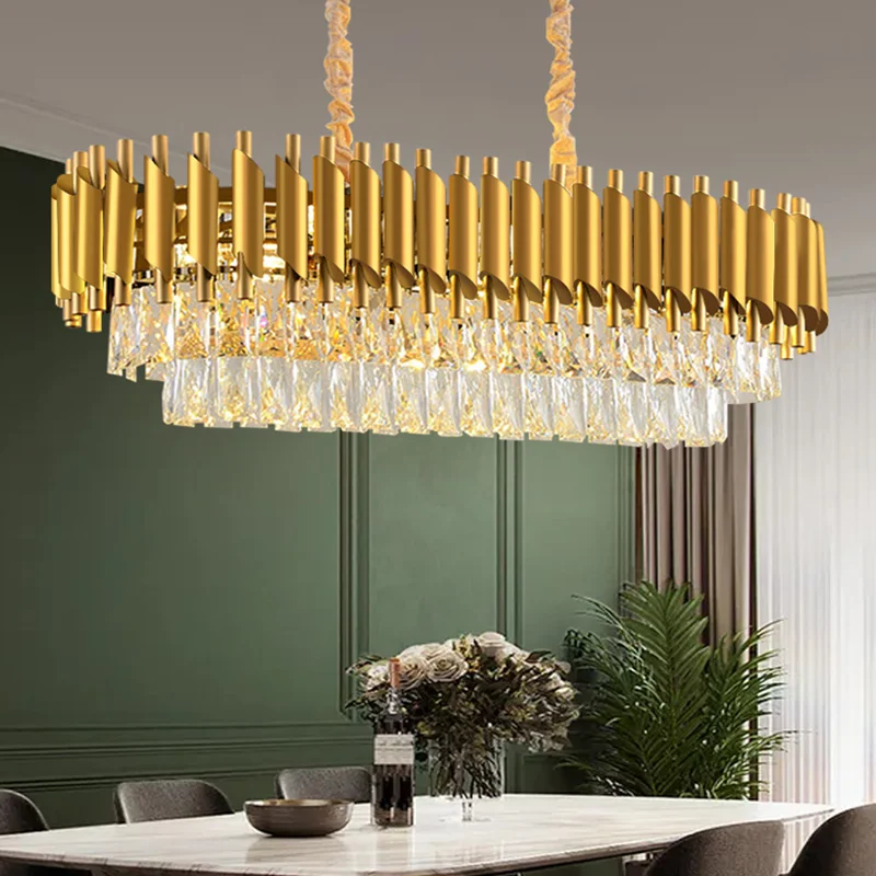 Chandelier Lighting Modern Chandelier K9 Crystal Beads for Chandelier Lighting Fixtures Modern Pendant Lamp