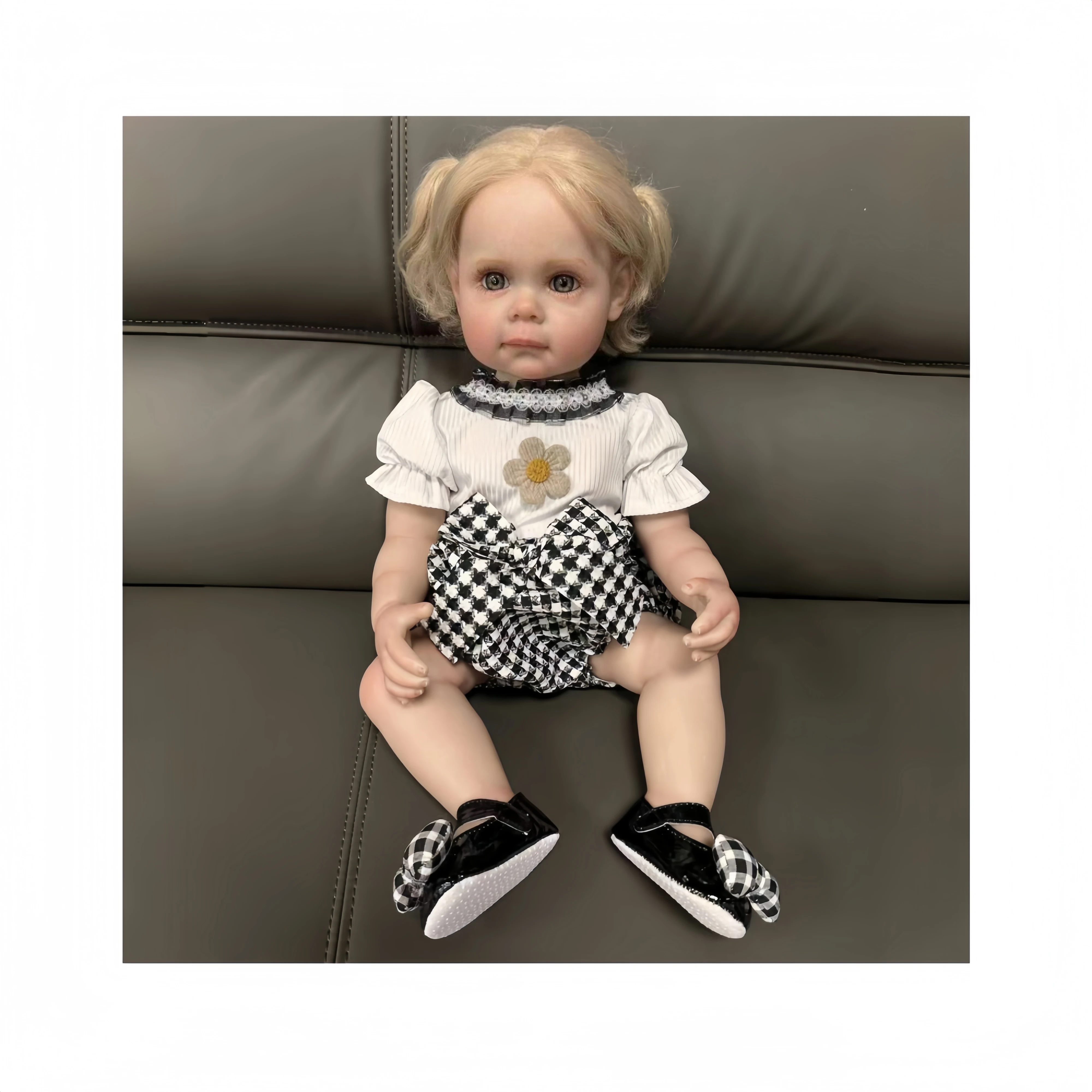 Кокела 55 см/22 дюйма мягкая силиконовая кукла Reborn для девочек длинные волосы Реалистичная принцесса подарок на день рождения детские игрушки