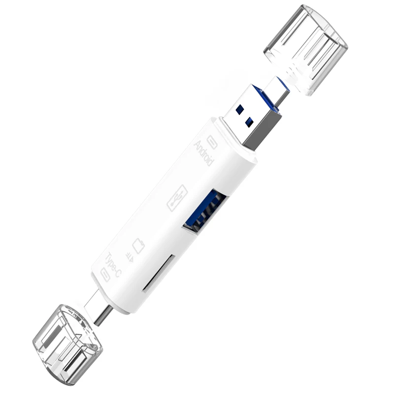 
Otg Card Reader Writer Mobile Usb Mini Sd Tf 4 In 1 Type C 3.0 Phone Credit 